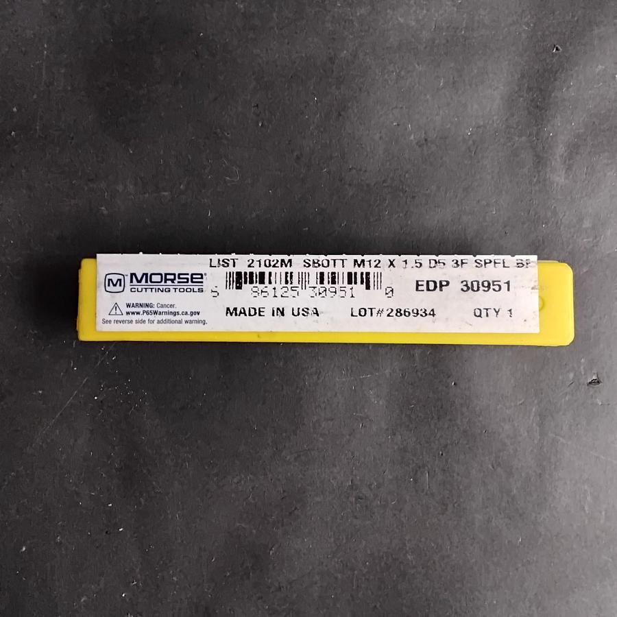 Used MORSE 2102M M12X1.5 D5 BOTT TAP ($30 OBO)