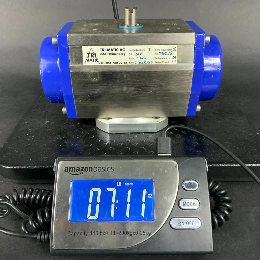 Used TRI-MATIC AG 96012705 SINGLE-ACTING PNEUMATIC ACTUATOR ($70 OBO)