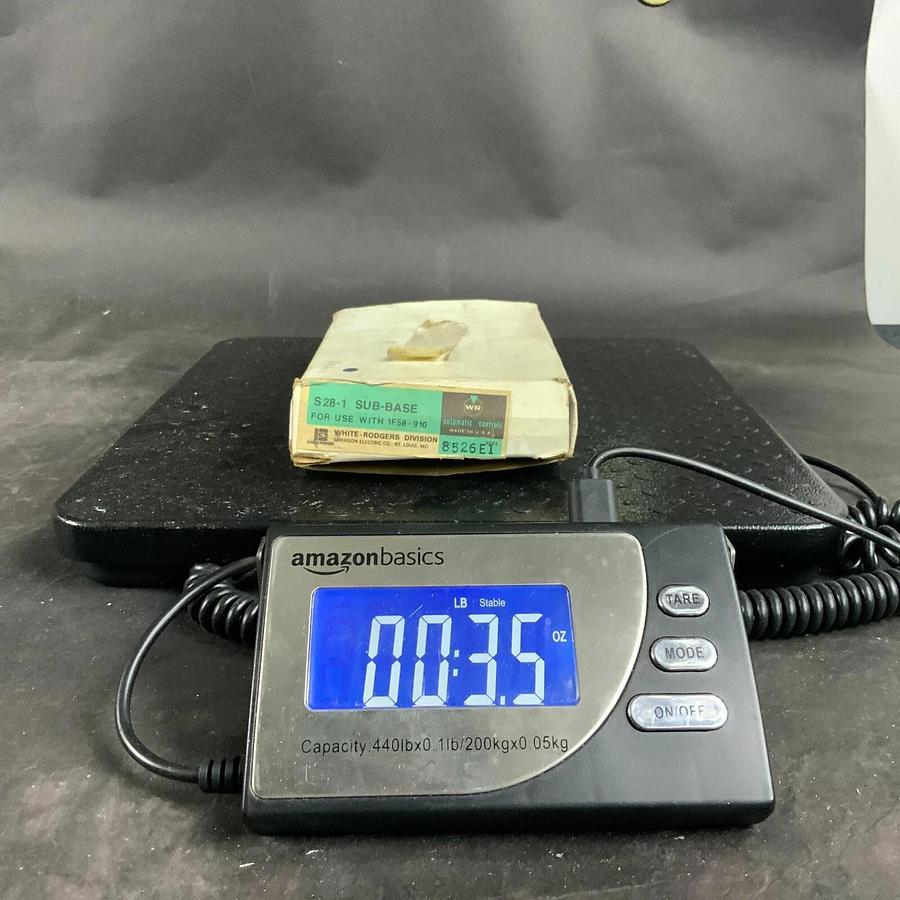 WHITE RODGERS S28-1 SUB-BASE ($25 OBO)