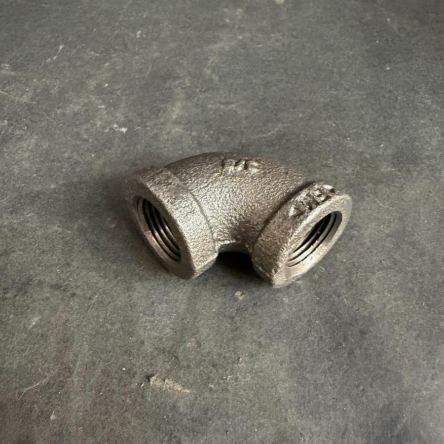Used MSC 3/8” 90 ELBOW BLACK FITTING
