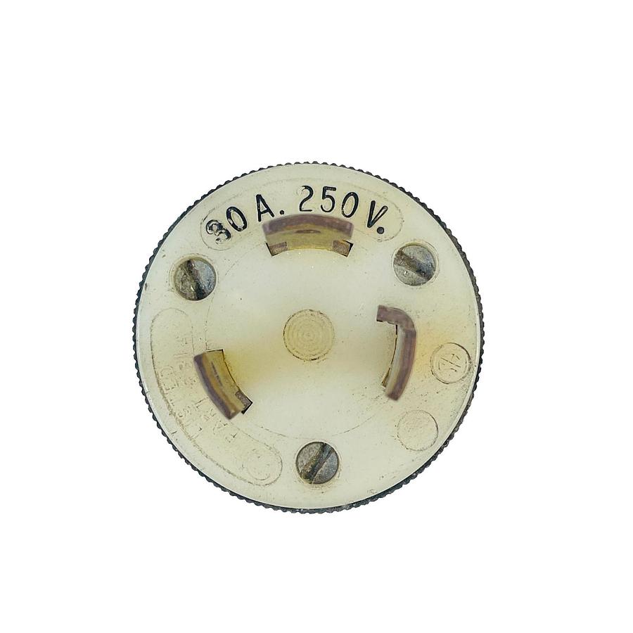 Used HUBBELL HBL2621 TWIST-LOCK MALE PLUG 30A 250V REFURBISHED EXCELLENT