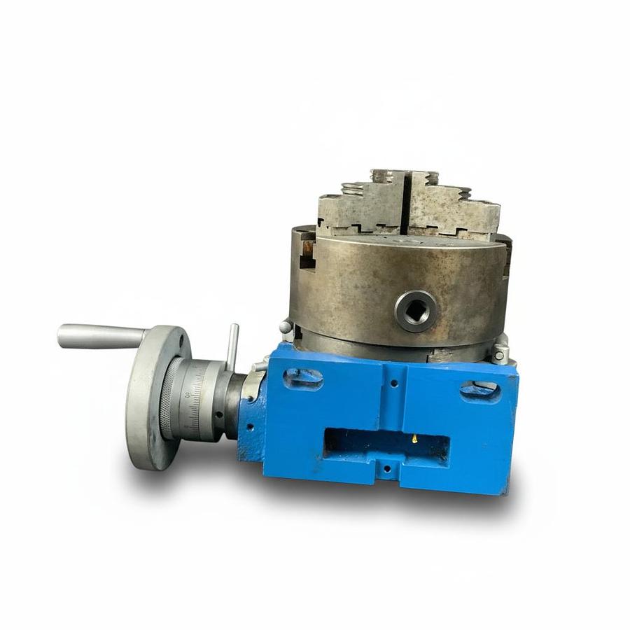 Used YUASA 550-046 6" ROTARY TABLE WITH 3 JAW CHUCK T TOOL PRECISION | EXCELLENT |