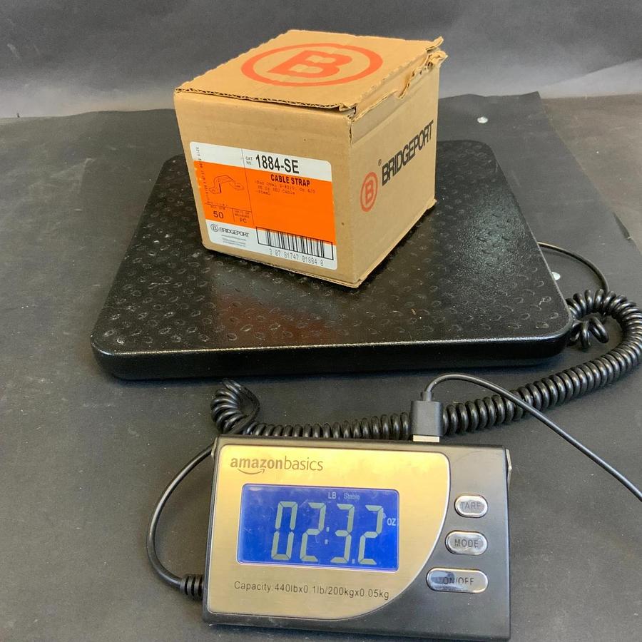 BRIDGEPORT 1884-SE CABLE STRAP - BOX OF 50 ($45 OBO)