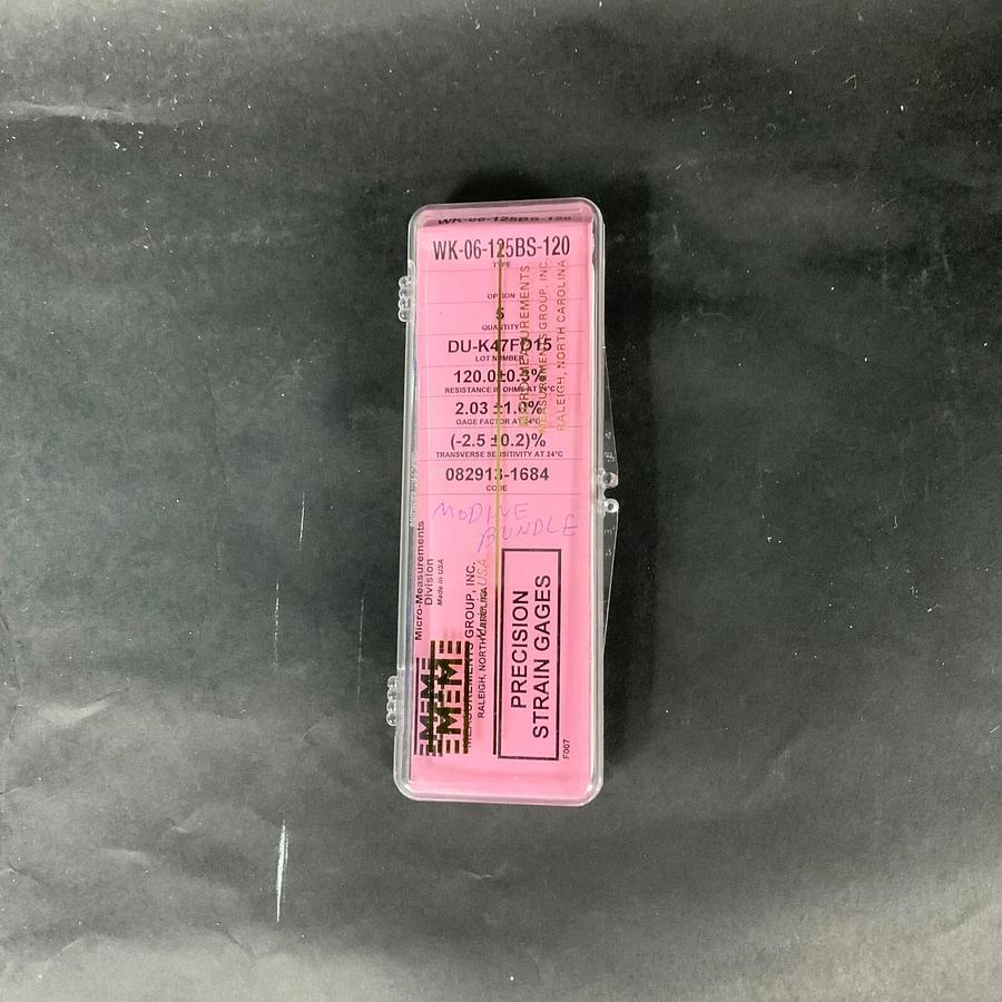 MICRO-MEASUREMENTS WK-06-125BS-120 PRECISION STRAIN GAUGE - 1 UNIT ($5 OBO)
