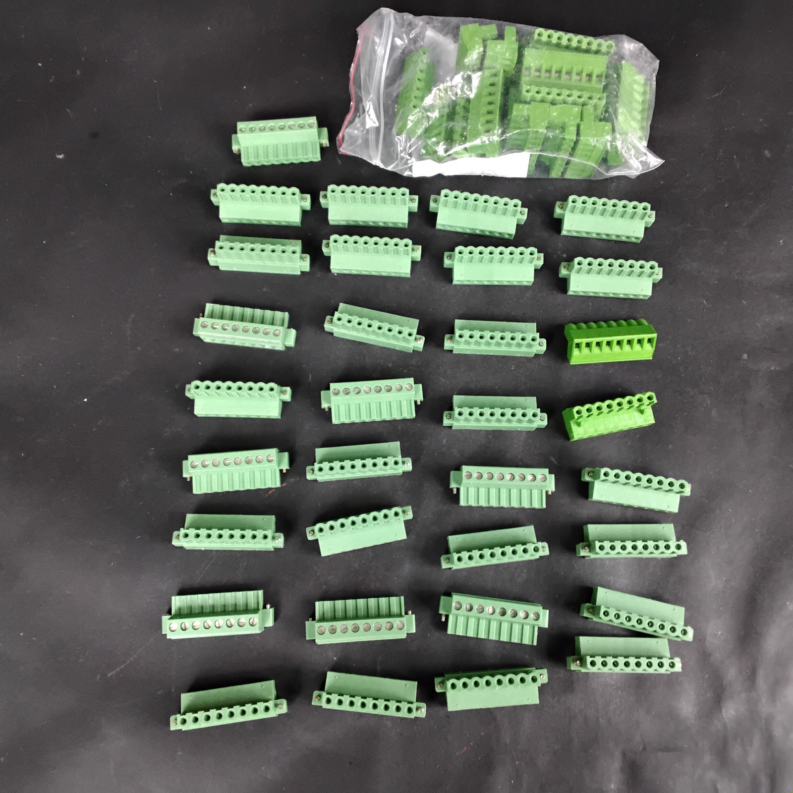 Used PHOENIX CONTACT BAG OF 5.08MM PCP 8-PIN TERMINAL BLOCKS ($21 OBO)