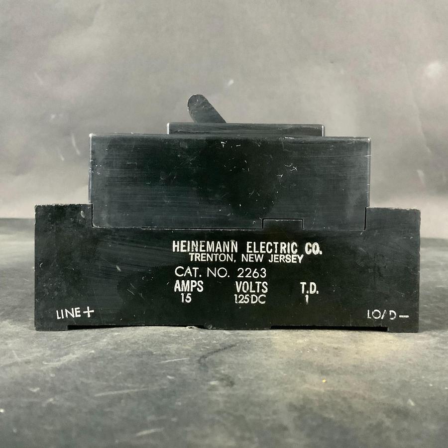 Used HEINEMANN 2263 15A CIRCUIT BREAKER ($20 OBO)