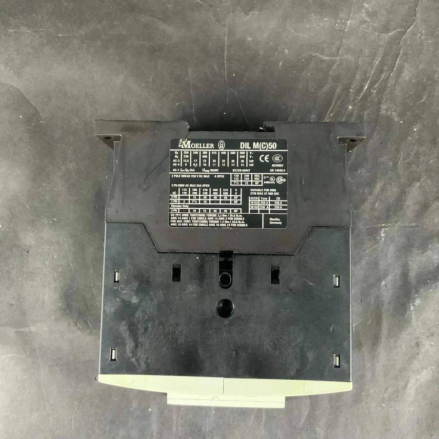 Used MOELLER DIL M50 250V 65A CONTACTOR ($50 OBO)