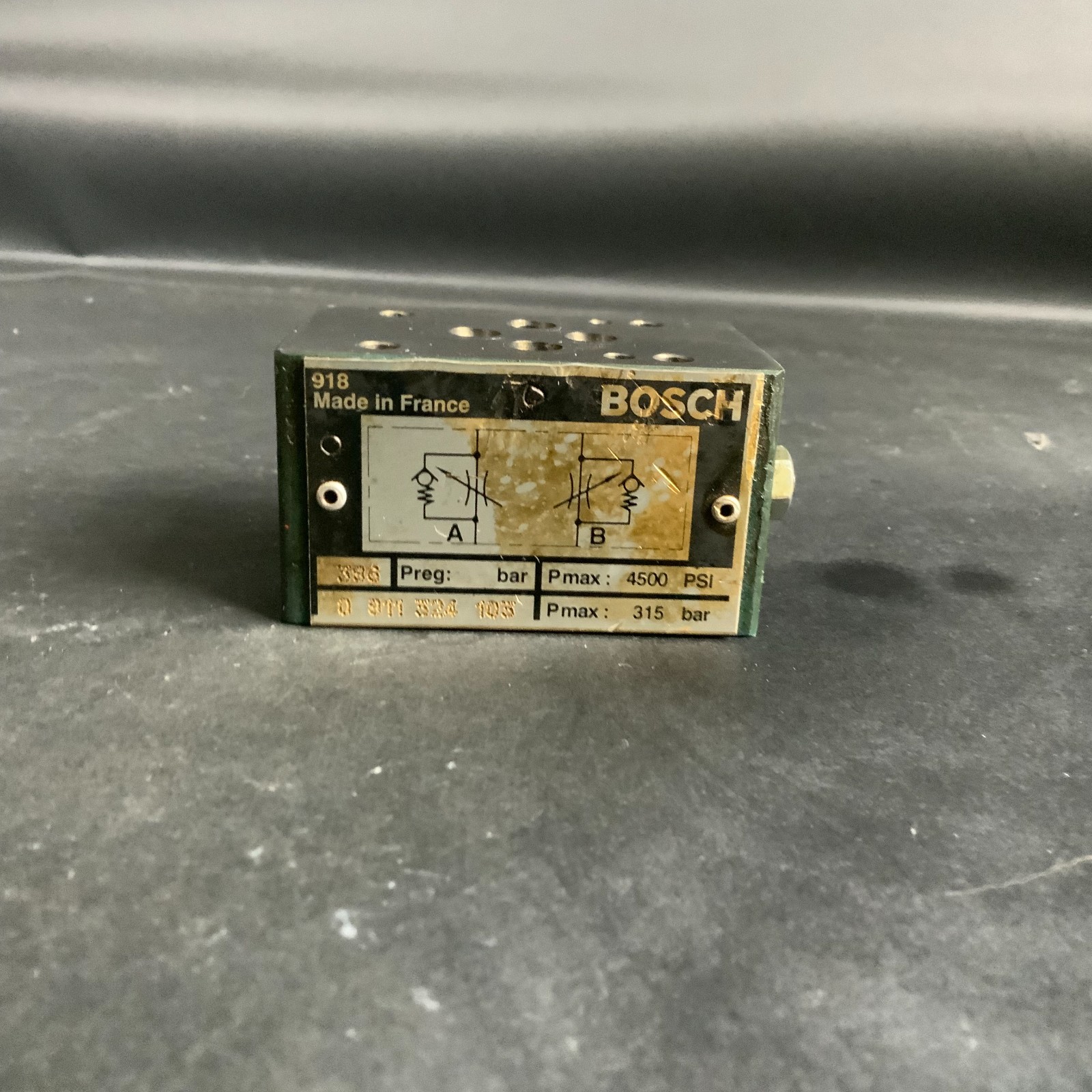 Used BOSCH 918 PRESSURE RELIEF VALVE ($100 OBO)