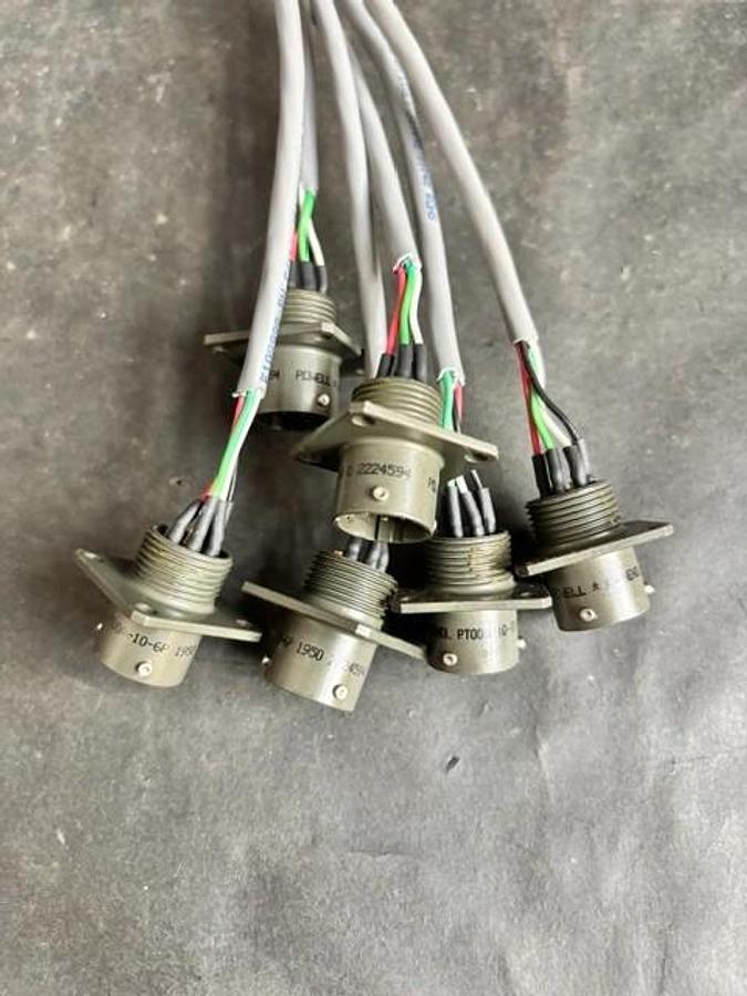 Used AMPHENOL PT00A-10-GP TERMINAL CONNECTORS - GROUP OF 6