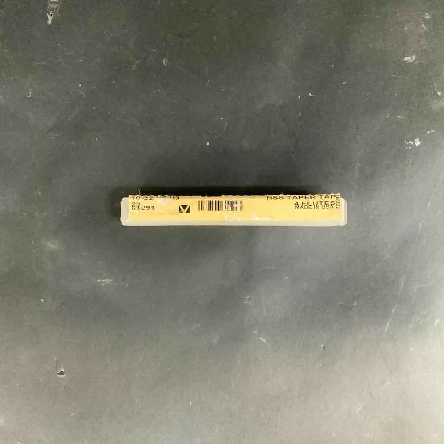 Used GREENFIELD GTD 61091 #10-32 NF H3 4-FLUTE HSS TAPER HAND TAP ($12 OBO)