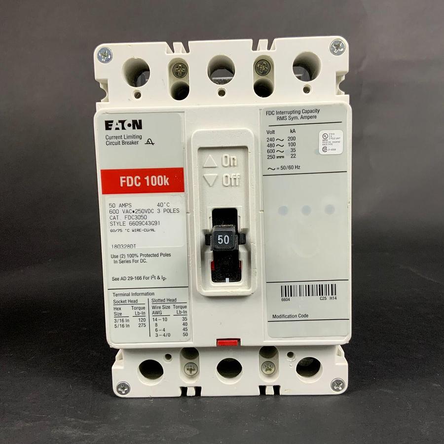Used EATON FDC3050-NSB CIRCUIT BREAKER -BRAND NEW IN BOX- ($750 OBO)