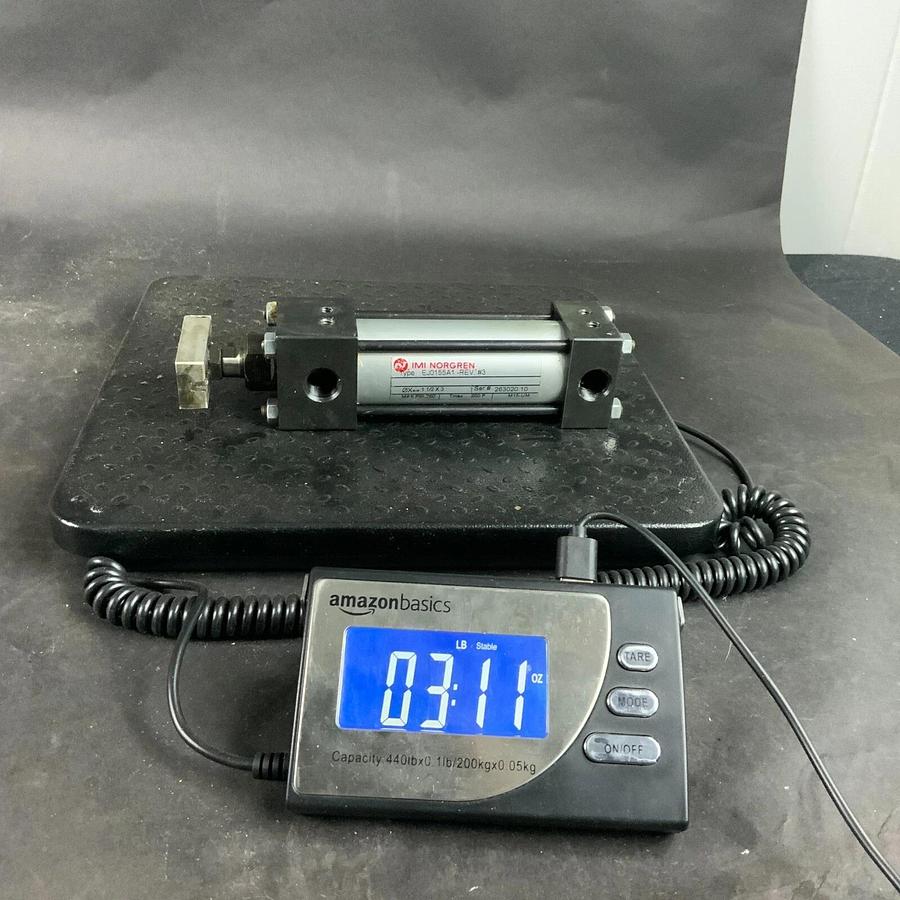 Used NORGEN EJ0155A1 PNEUMATIC CYLINDER ($85 OBO)