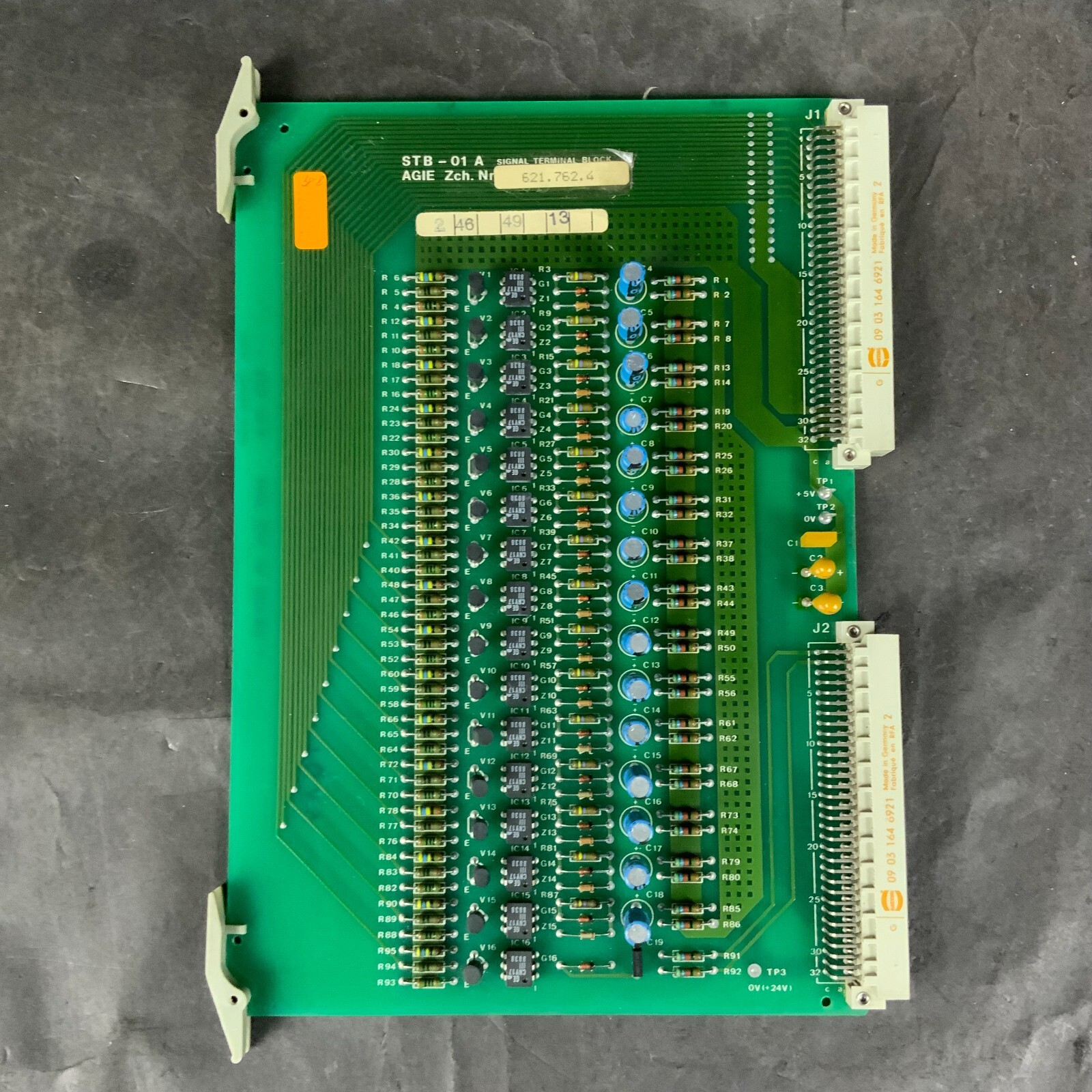 Used AGIE 621.762.4 621132.0 STB-01A SIGNAL TERMINAL BLOCK ($25 OBO)