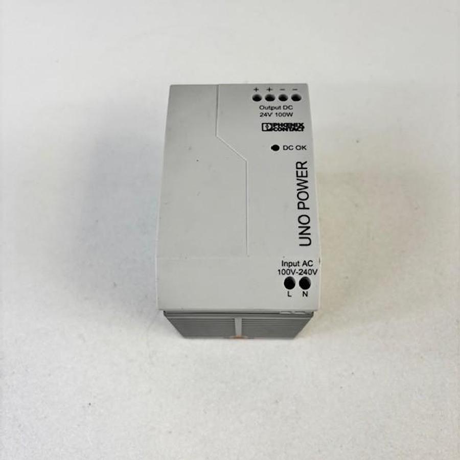 Used PHOENIX CONTACT UNO-PS/1AC/24DC/100W POWER SUPPLY
