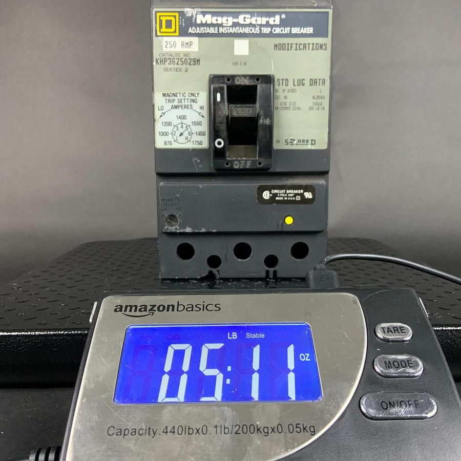 Used SQUARE D KHP3625029M CIRCUIT BREAKER (RARE! $1200 OBO)