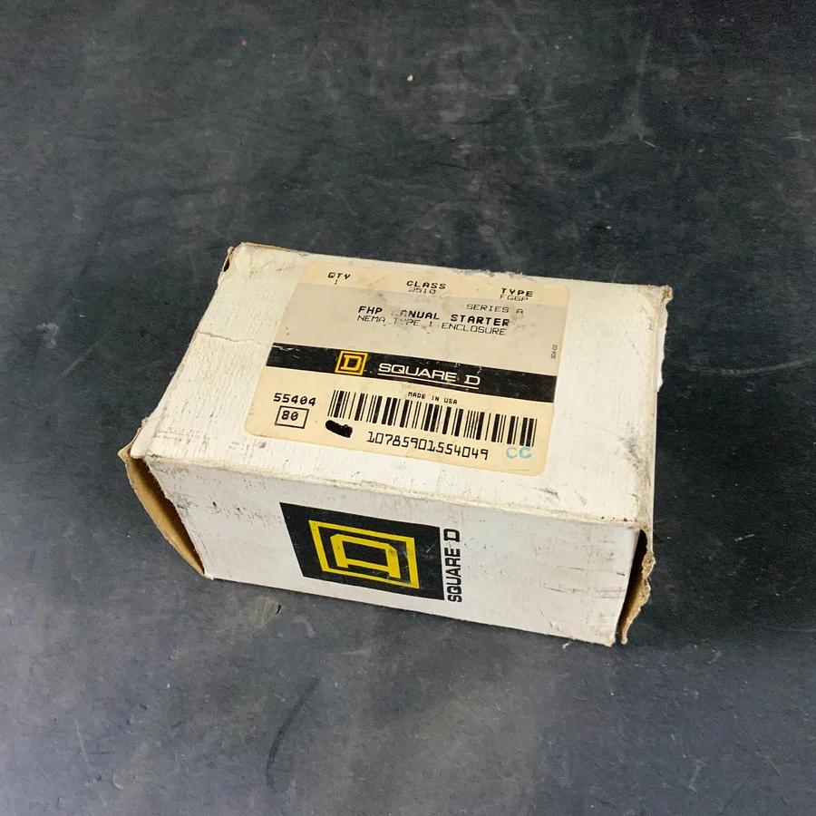 SQUARE D 2510-FG6P MANUAL STARTER ($20 OBO)