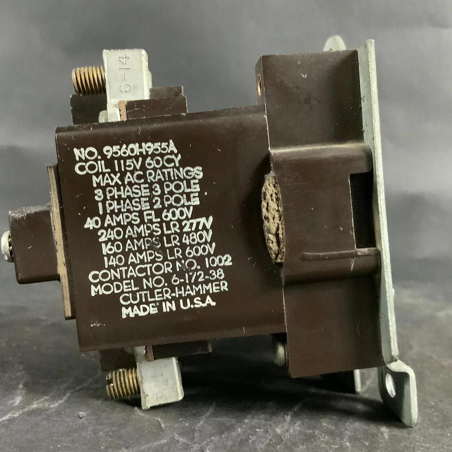 CUTLER HAMMER 9560H955A CONTACTOR ($50 OBO)