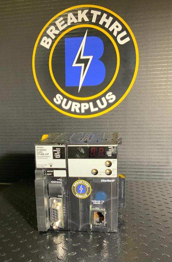 Used OMRON CJ2H-CPU68-EIP ($1069.99/EACH OBO)