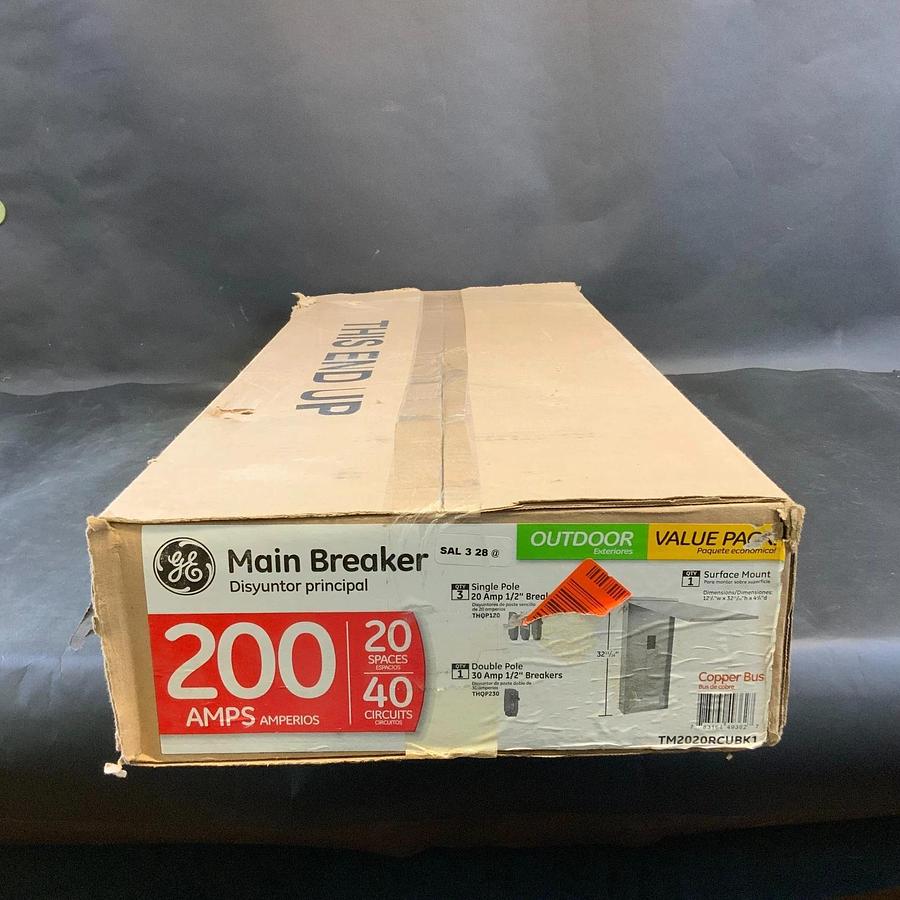 GE TM2020RCUBK1 MAIN BREAKER LOAD CENTER ($120 OBO) 783164493627