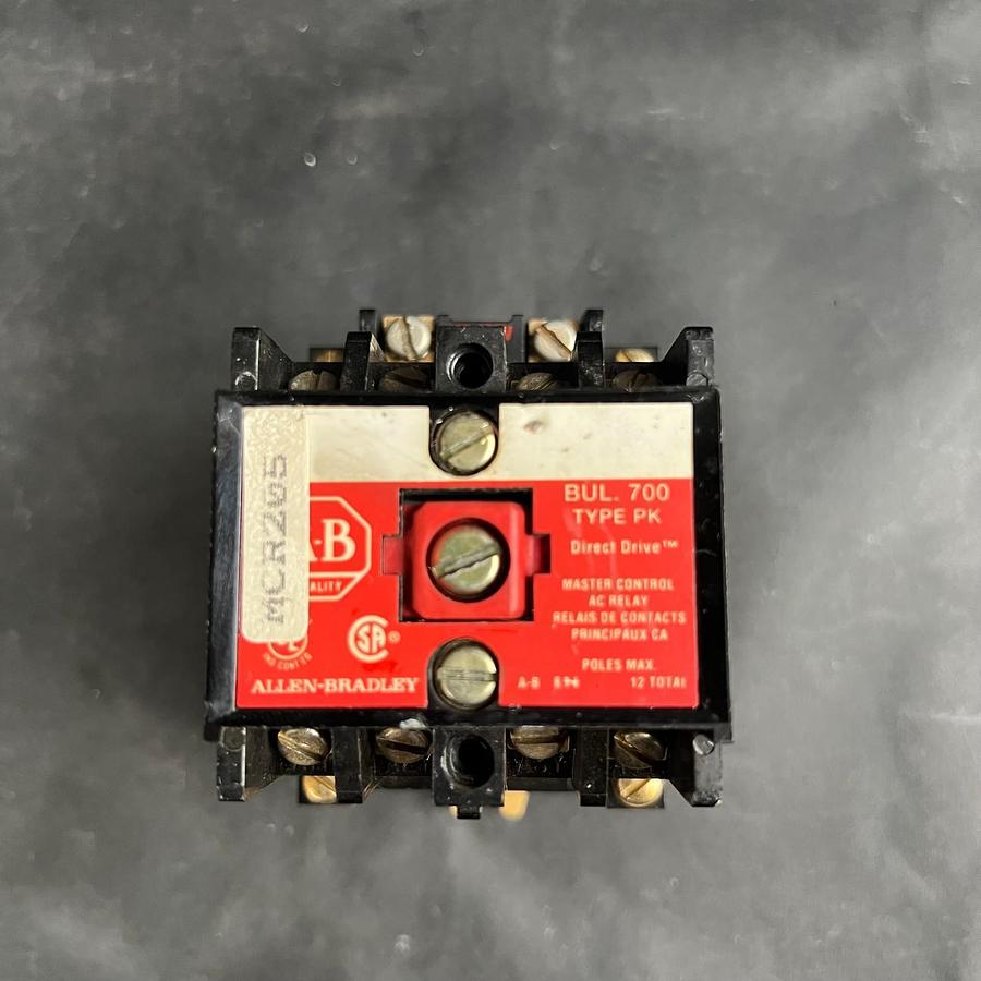 Used ALLEN BRADLEY 700-PK400A1 SERIES B AC RELAY ($28 OBO)