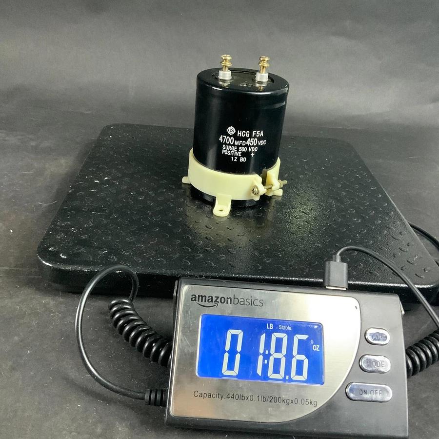 Used HITACHI 4700MFD 450VDC CAPACITOR ($20 OBO)