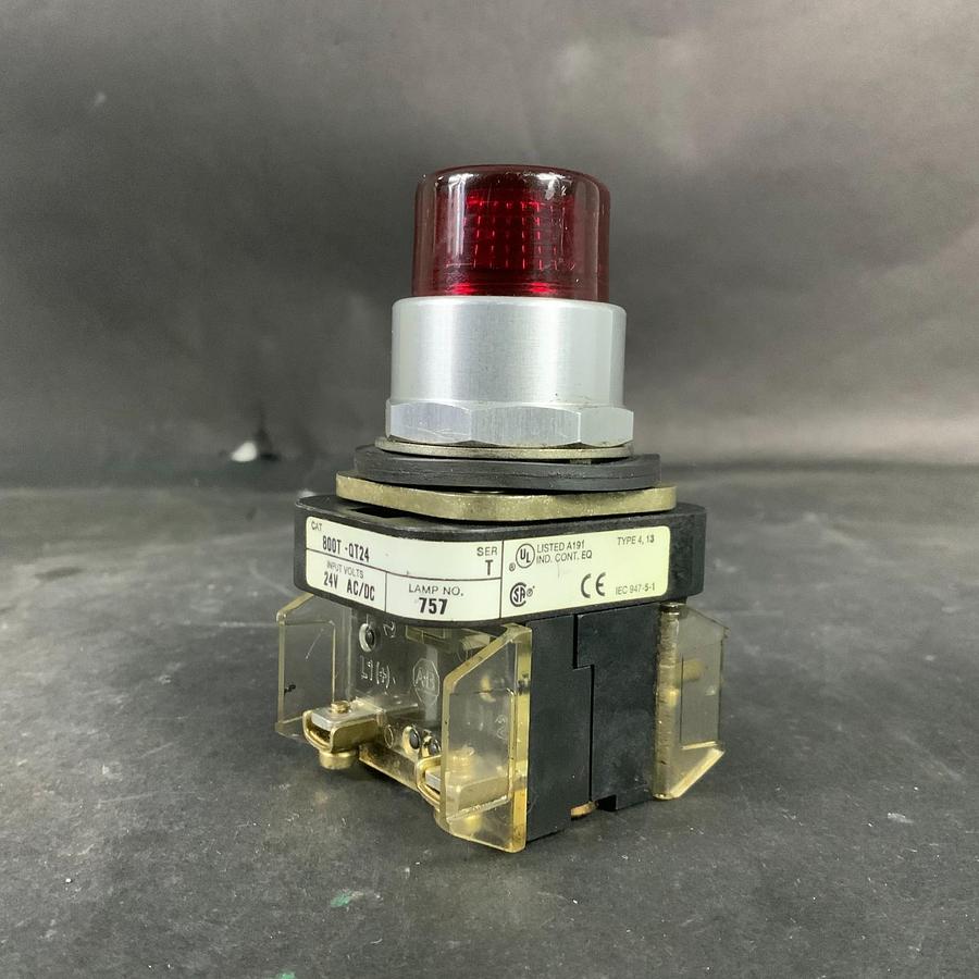 Used ALLEN BRADLEY 800T-QT24 RED PUSHBUTTON ($17 OBO)
