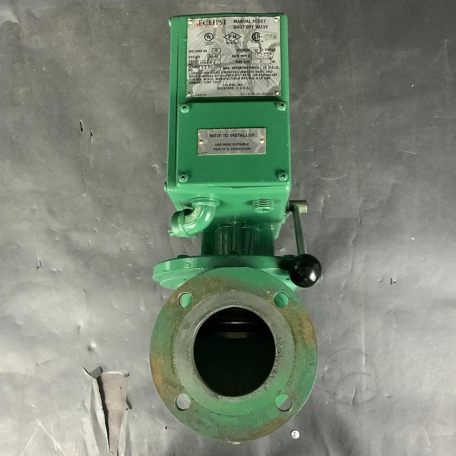 Used ECLIPSE 212LT-IF-3 MANUAL SHUT-OFF VALVE ($1,500 OBO)