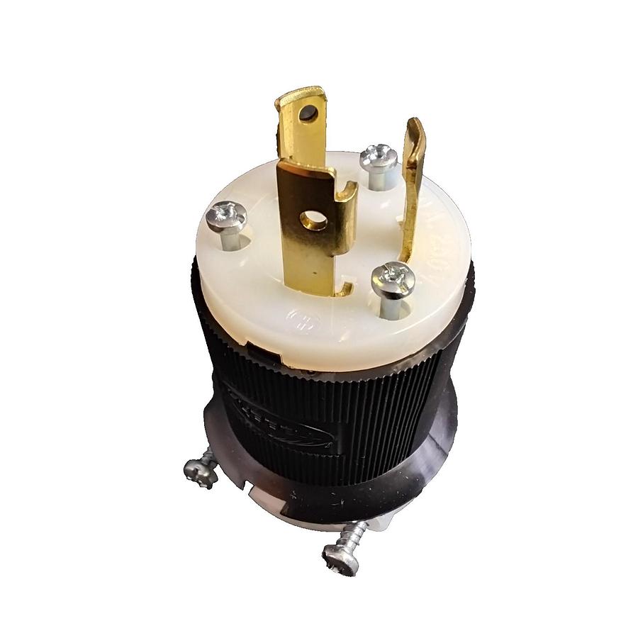 Used HUBBELL HBL2621 TWIST-LOCK MALE PLUG 30A 250V REFURBISHED EXCELLENT