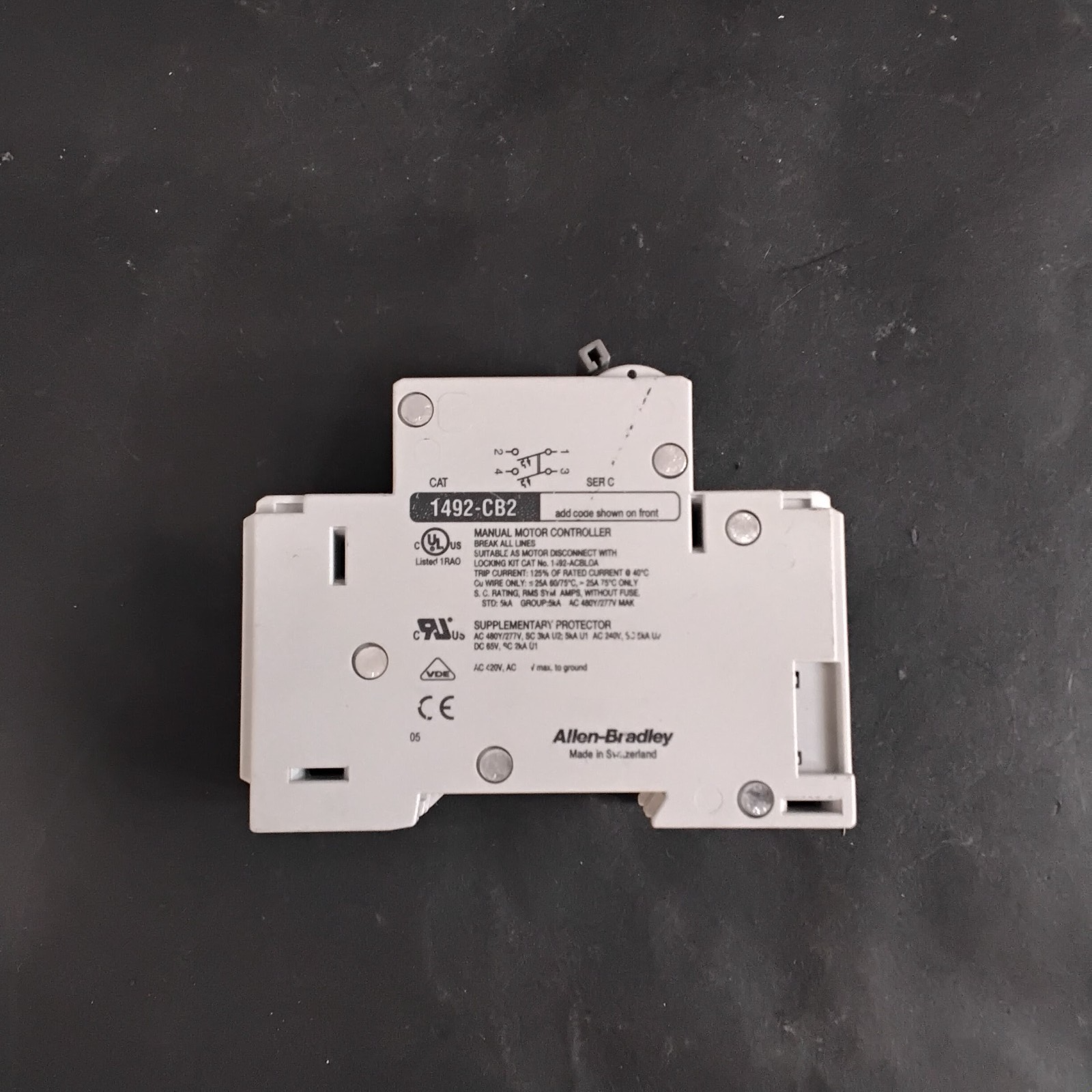 Used ALLEN-BRADLEY 1492-CB2 CIRCUIT BREAKER ($8 OBO)