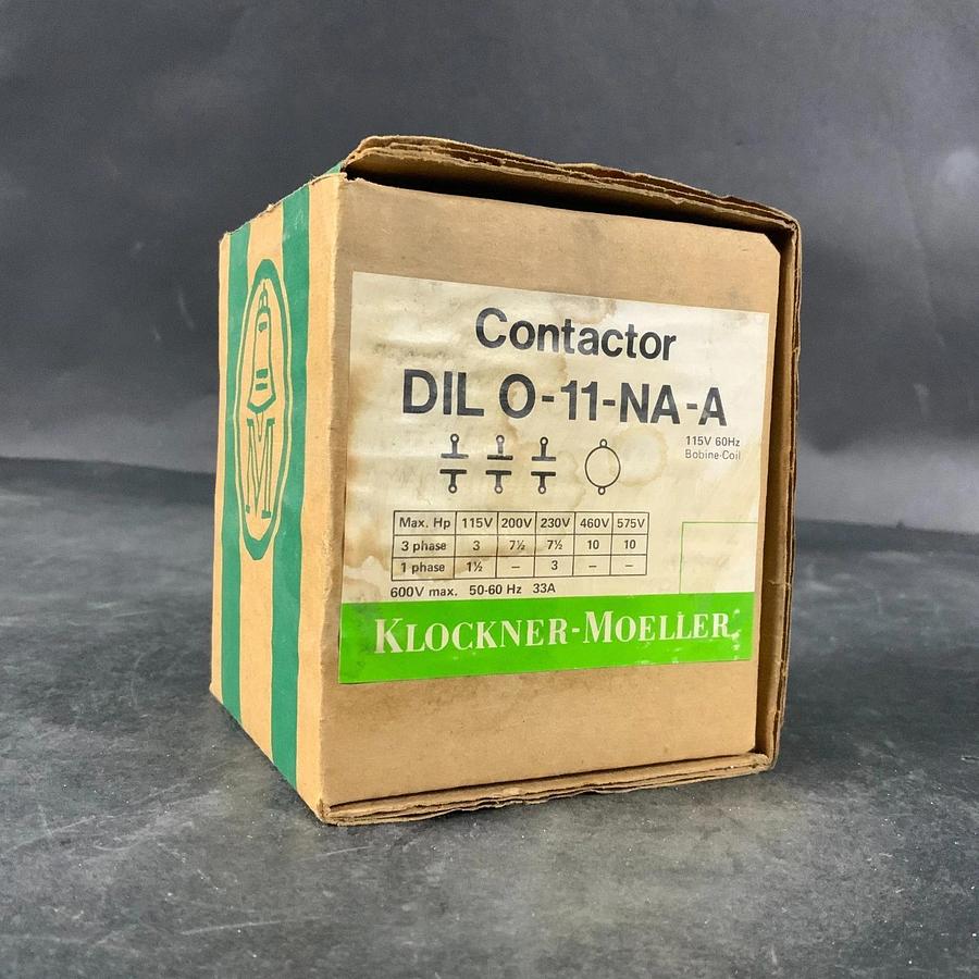 Used KLOCKNER MOELLER DIL0-11-NA CONTACTOR ($40 OBO)