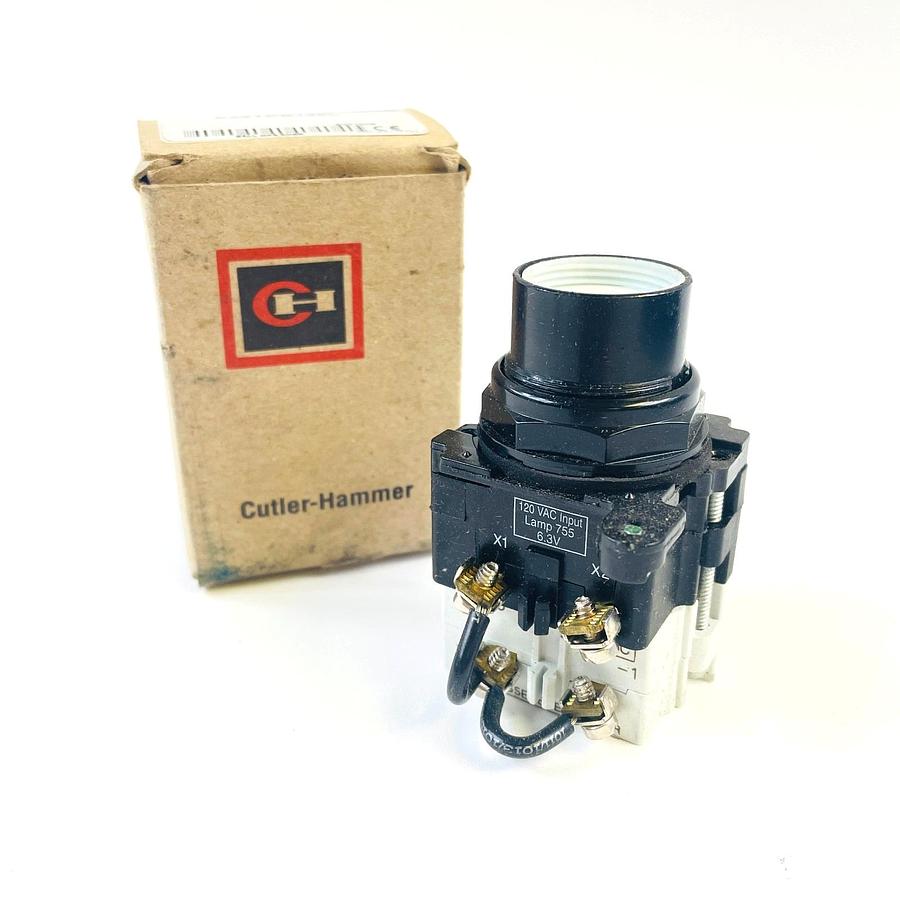 Used EATON CUTLER HAMMER E34TPB120L PRESTEST INDICATING LIGHT OPERATOR NEW OPEN BOX