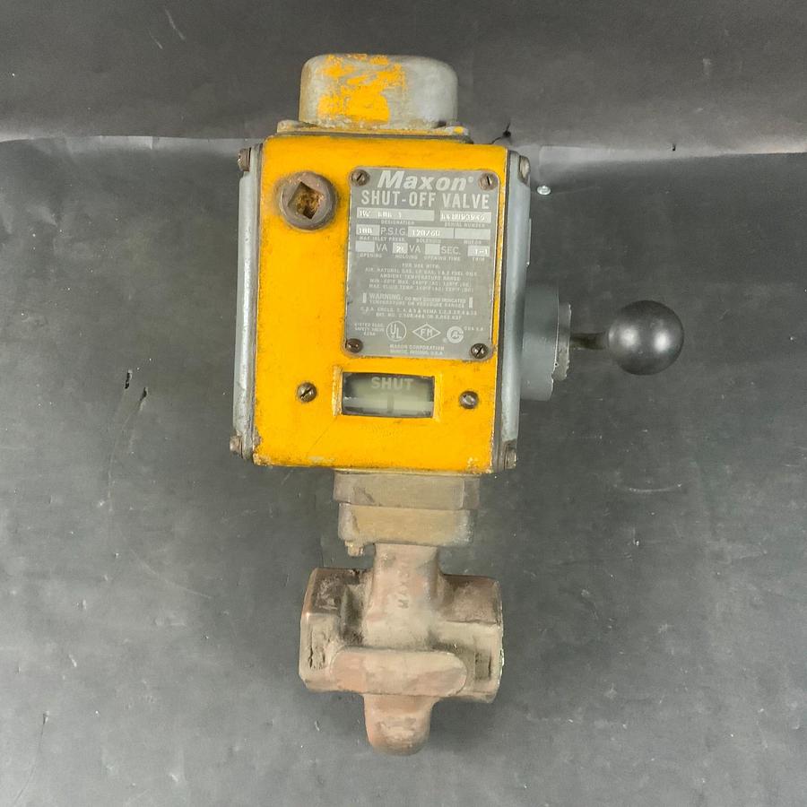 Used MAXON 1 1/4” 100 PSIG SHUT-OFF VALVE ($375 OBO)