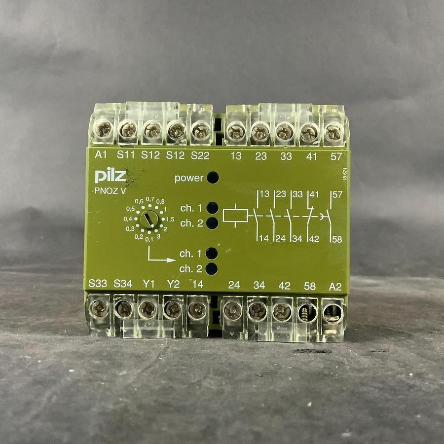 Used PILZ PNOZ V SAFETY RELAY ($70 OBO)