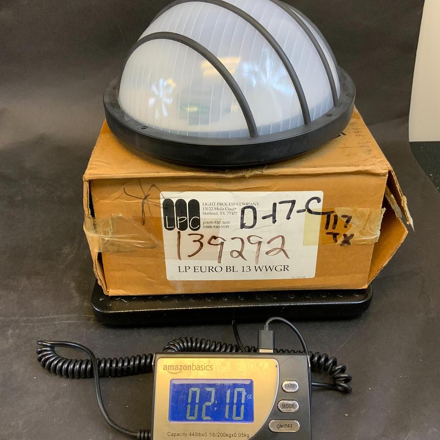 Used LIGHT PROCESS COMPANY LP EURO 13 OUTDOOR LIGHT ($40 OBO)