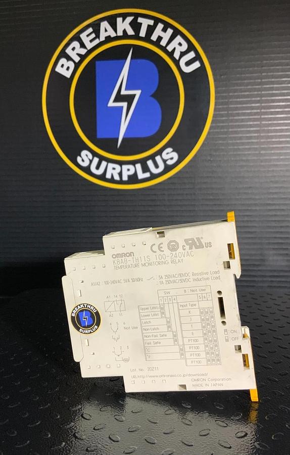 Used OMRON J8AB-TH11S 100-240VAC ($14.99/EACH OBO)