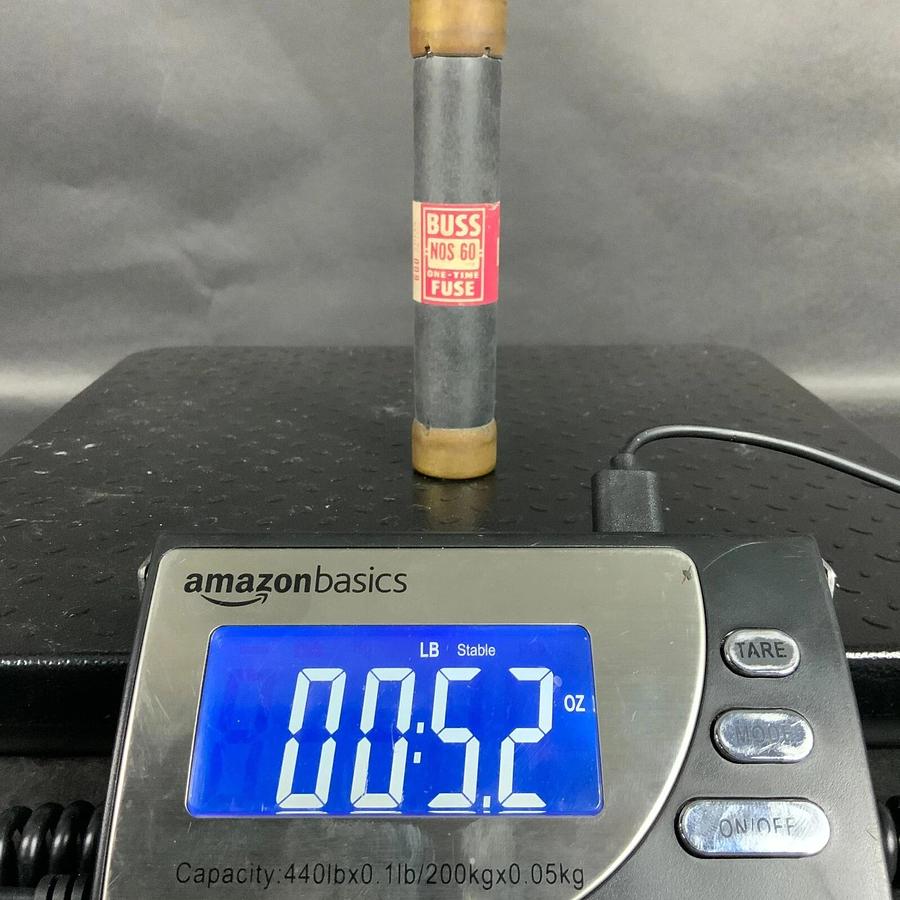 BUSSMANN NOS-60 ONE-TIME FUSE ($10 OBO)