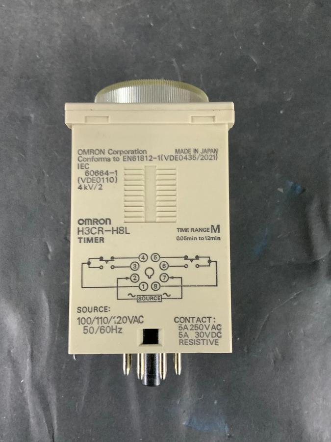 Used OMRON H3CR-H8L  - TIME DELAY RELAY ($16 OBO)