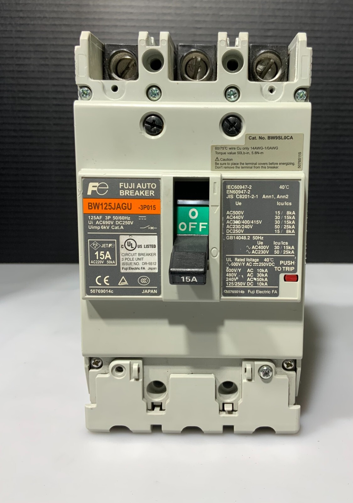Used FUJI BW125JAGU-3P015 ($149.99/EACH OBO)