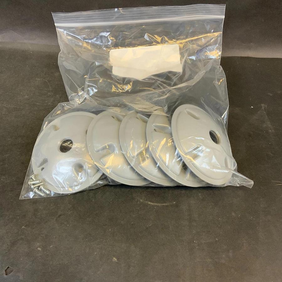 Used STONCO 2A 3/4” ALUMINUM ROUND COVER - SET OF 7 ($50 OBO)