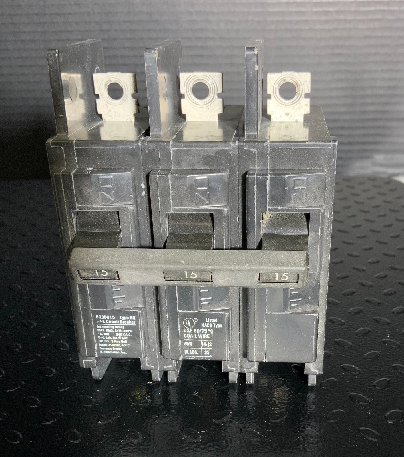 Used SIEMENS BQ3B015  ($54.99/EACH OBO)