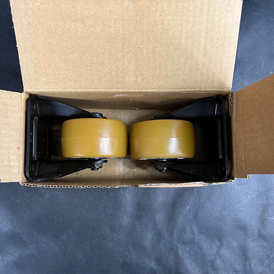 HAMMER CASTER 540 SR-BAU 75 WHEEL W/ 4-HOLE PLATE - SET OF 2 ($30 OBO)