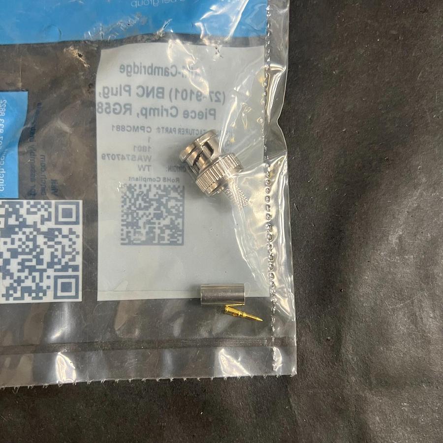 CINCH 27-9101 BNC PLUG ($4 OBO)