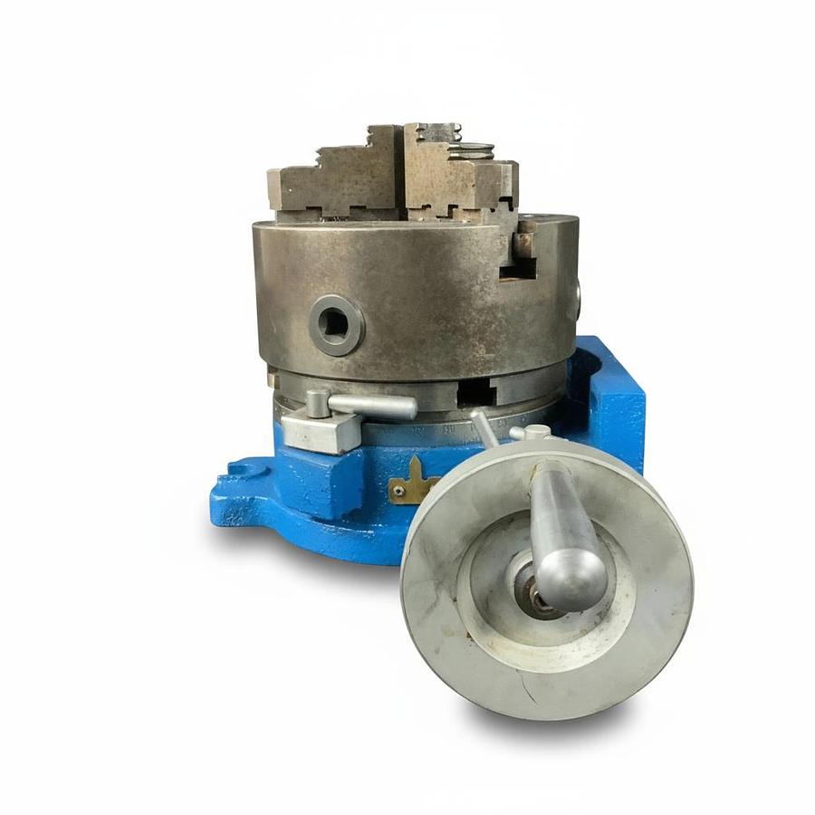 Used YUASA 550-046 6" ROTARY TABLE WITH 3-JAW CHUCK | EXCELLENT REFURBISHED |