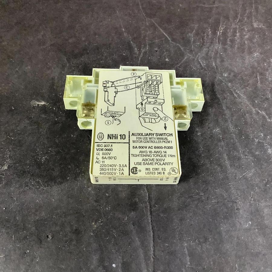 Used MOELLER NHI 10 AUXILIARY SWITCH ($6 OBO)