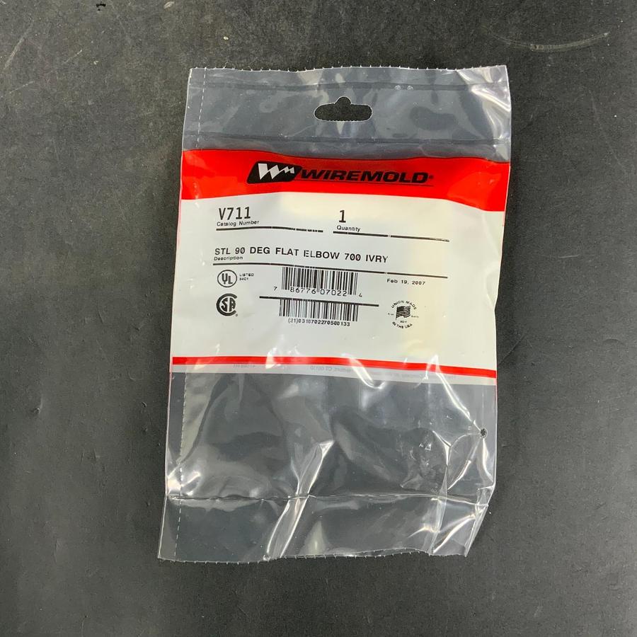 WIREMOLD V711 90 DEG FLAT ELBOW ($8 OBO)