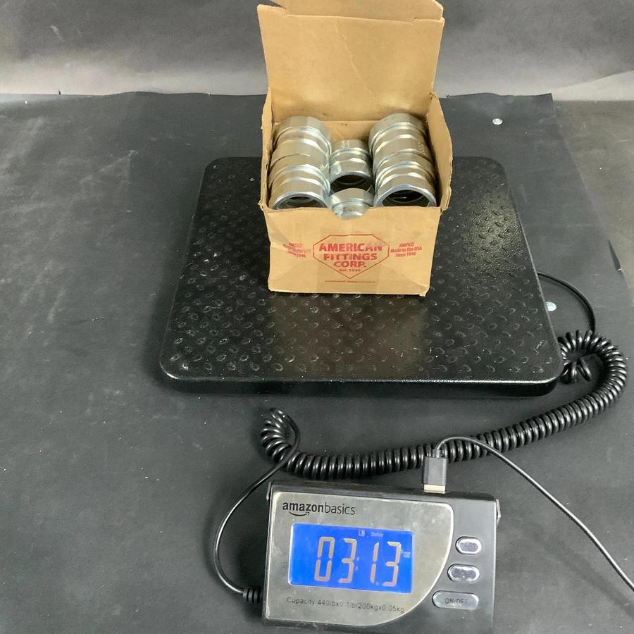 AMFICO EC763US 1-1/4" EMT COMPRESSION COUPLING - BOX OF 10 ($50 OBO)