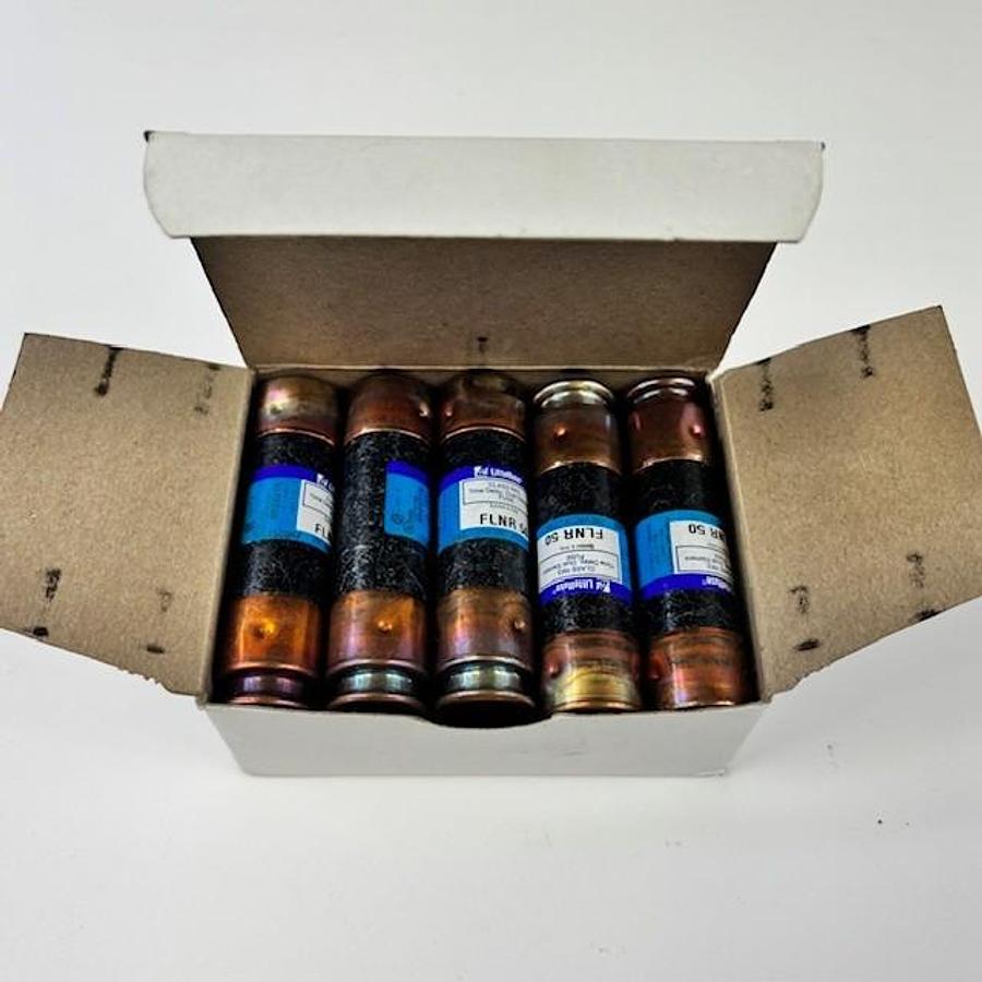 Used LITTELFUSE FLNR-50 FUSES - SET OF 10