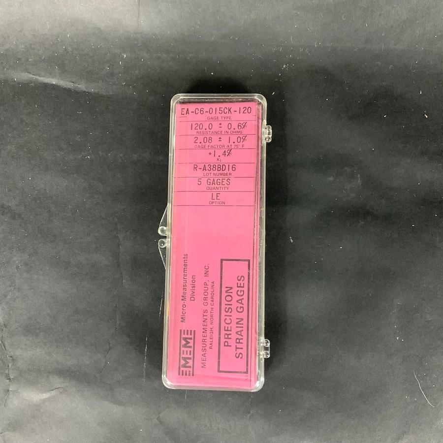 Used MICRO-MEASUREMENTS EA-06-015CK-120 PRECISION STRAIN GAUGE - BOX OF 5 ($25 OBO)
