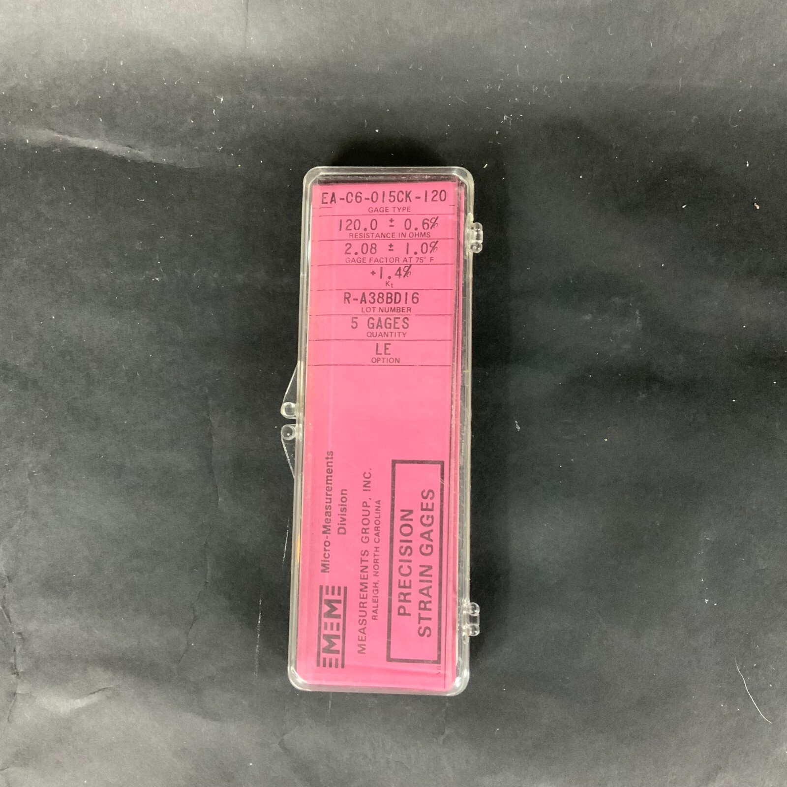 Used MICRO-MEASUREMENTS EA-06-015CK-120 PRECISION STRAIN GAUGE - BOX OF 5 ($25 OBO)