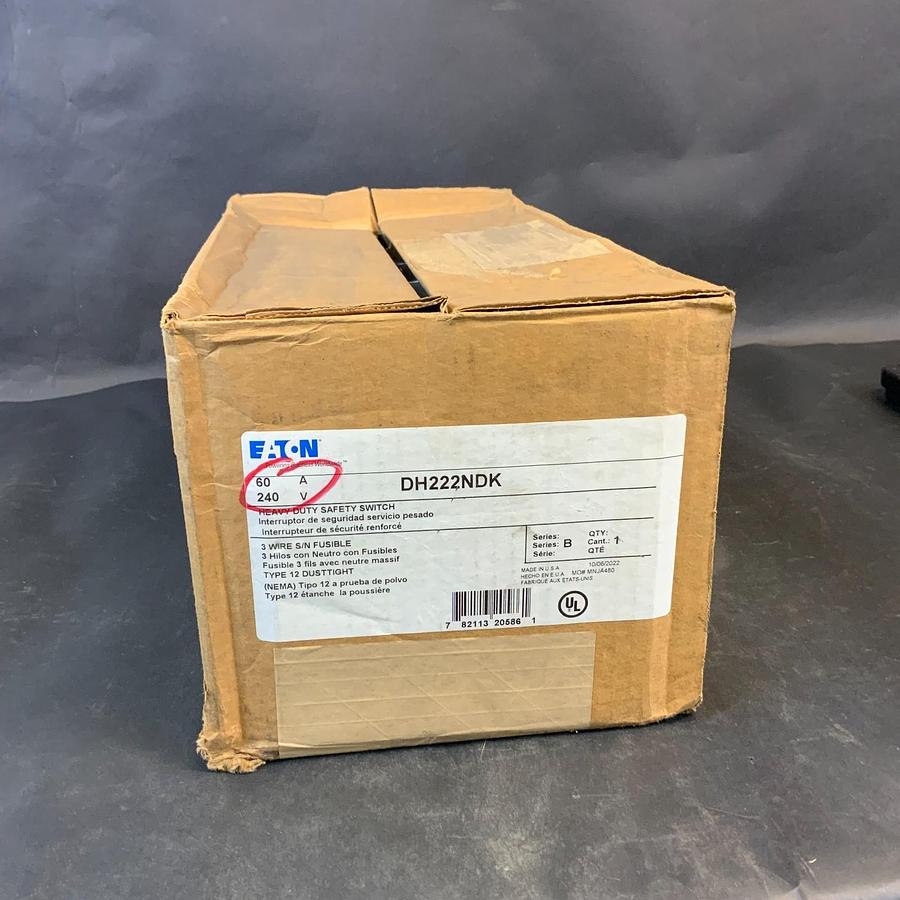 Used EATON DH222NDK HEAVY DUTY SAFETY SWITCH ($50 OBO)